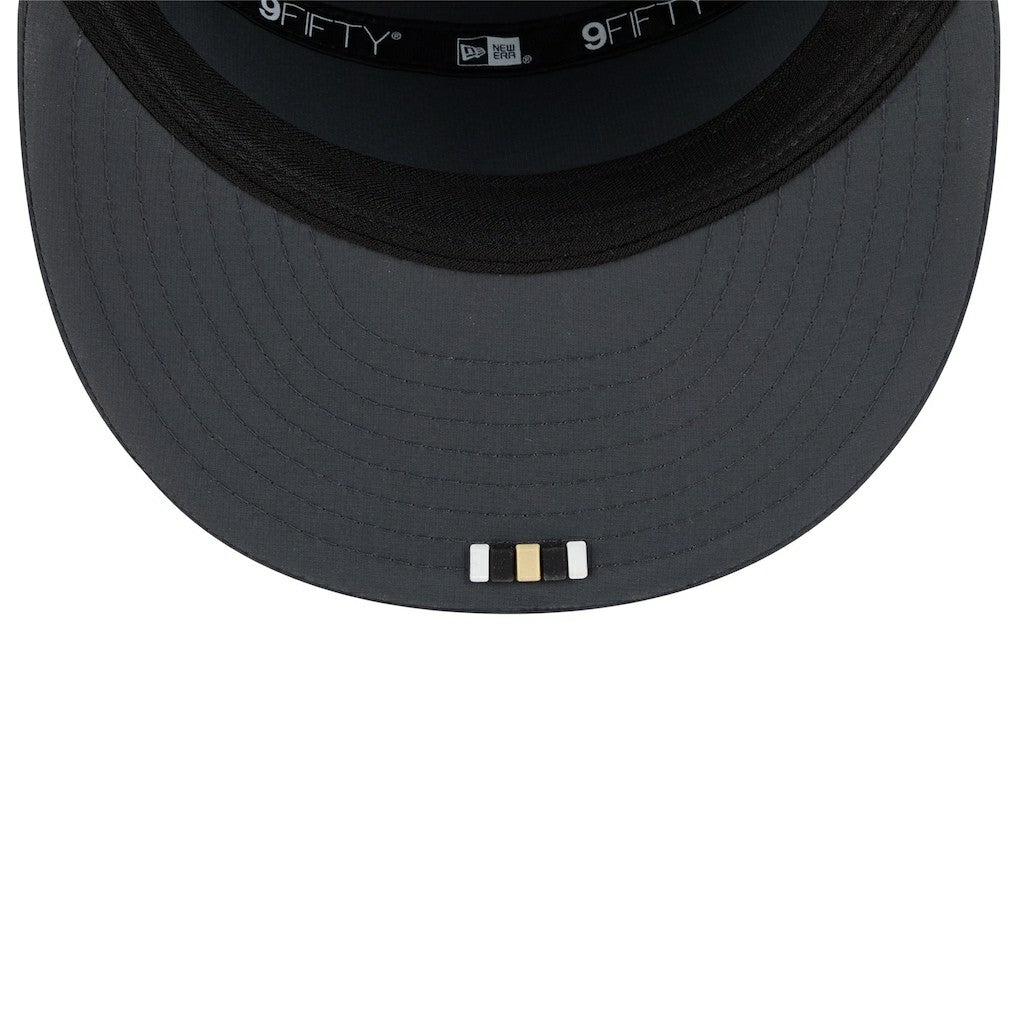 New Orleans Saints New Era 2025 Sideline Cold Weather Split Panel 9FIFTY Snapback Hat - Charcoal discount