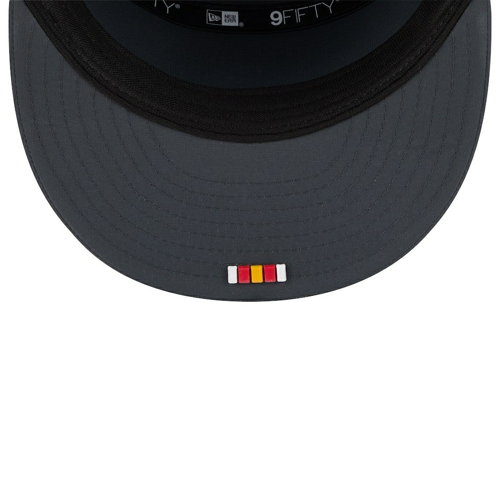 Kansas City Chiefs New Era 2025 Sideline Cold Weather Split Panel 9FIFTY Snapback Hat - Charcoal on sale