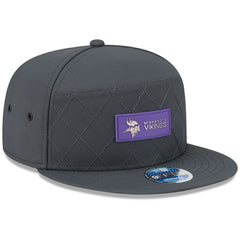 Minnesota Vikings New Era 2025 Sideline Cold Weather Split Panel 9FIFTY Snapback Hat - Charcoal sale