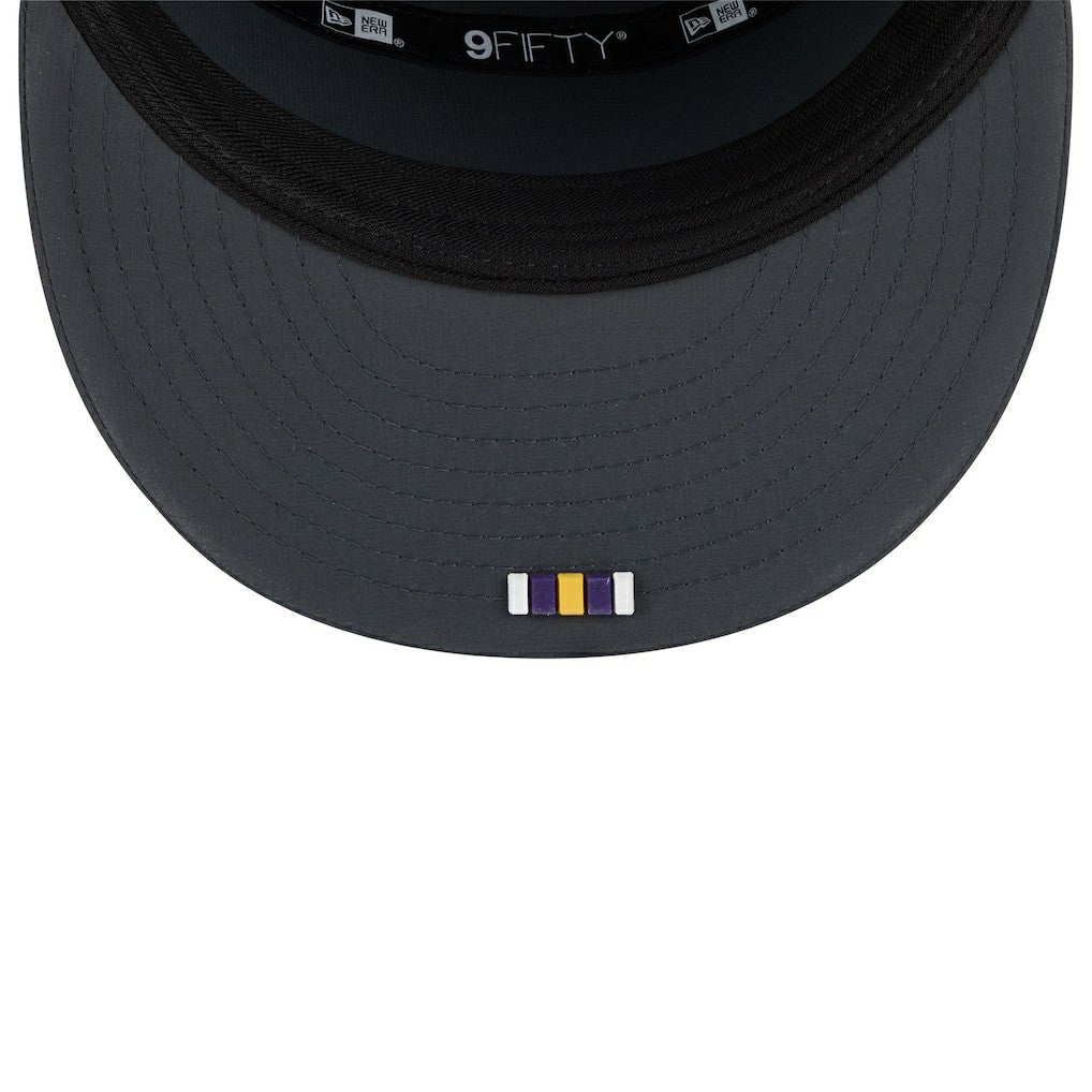 Minnesota Vikings New Era 2025 Sideline Cold Weather Split Panel 9FIFTY Snapback Hat - Charcoal sale