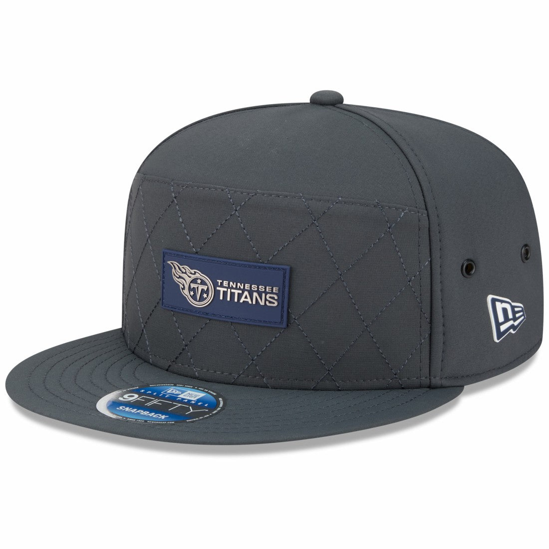 Tennessee Titans New Era 2025 Sideline Cold Weather Split Panel 9FIFTY Snapback Hat - Charcoal sale