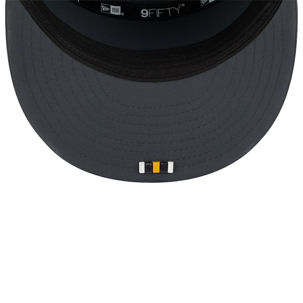 Pittsburgh Steelers New Era 2025 Sideline Cold Weather Split Panel 9FIFTY Snapback Hat - Charcoal for sale
