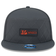 Cincinnati Bengals New Era 2025 Sideline Cold Weather Split Panel 9FIFTY Snapback Hat - Charcoal online