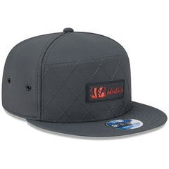 Cincinnati Bengals New Era 2025 Sideline Cold Weather Split Panel 9FIFTY Snapback Hat - Charcoal online