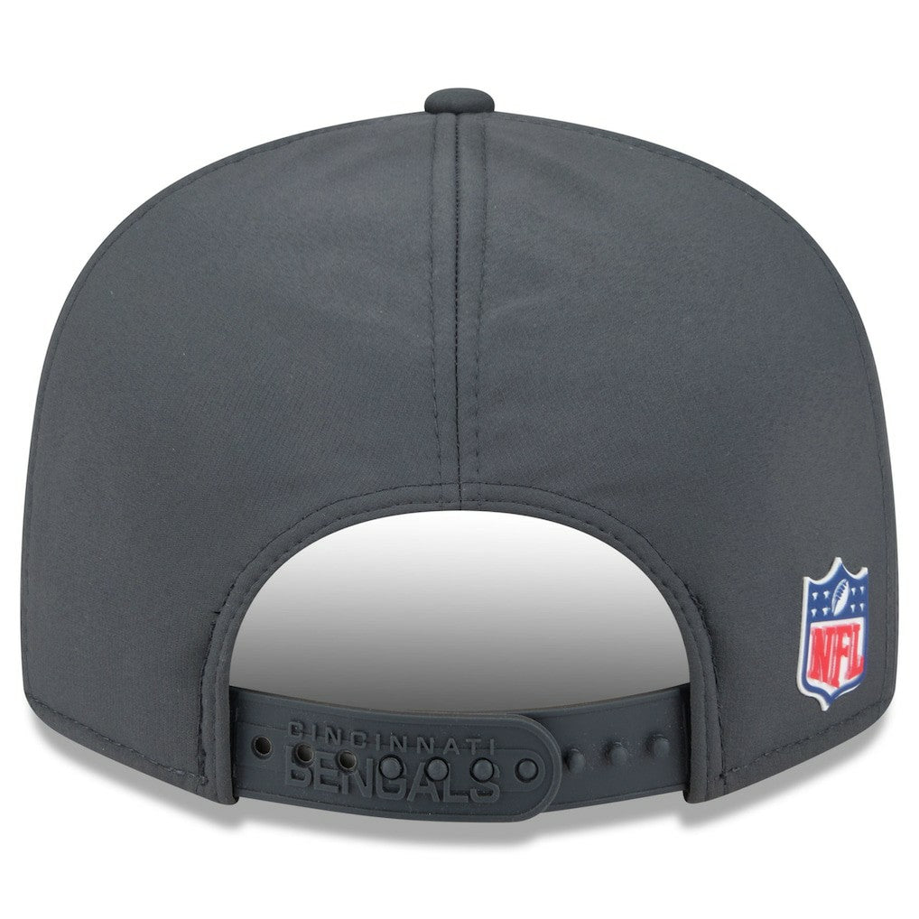 Cincinnati Bengals New Era 2025 Sideline Cold Weather Split Panel 9FIFTY Snapback Hat - Charcoal online