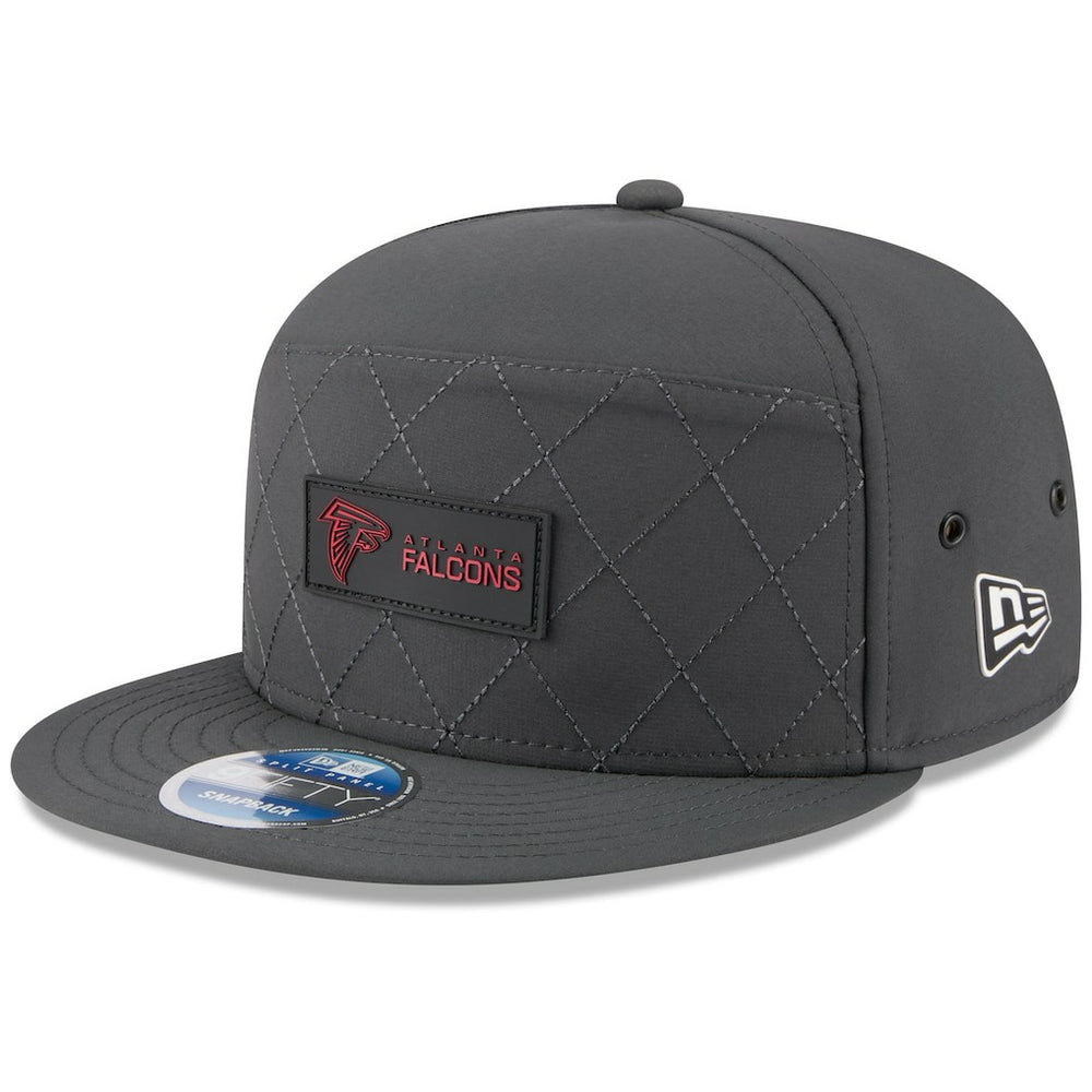 Atlanta Falcons New Era 2025 Sideline Cold Weather Split Panel 9FIFTY Snapback Hat - Charcoal for sale