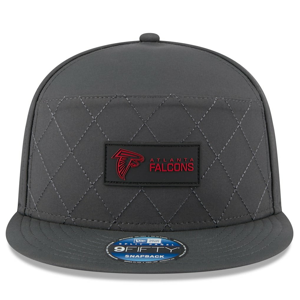 Atlanta Falcons New Era 2025 Sideline Cold Weather Split Panel 9FIFTY Snapback Hat - Charcoal for sale