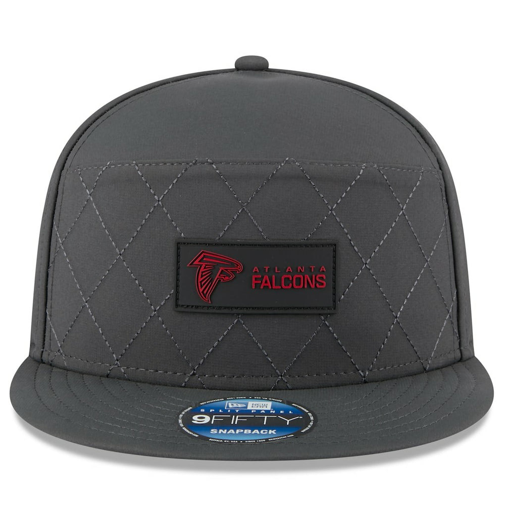 Atlanta Falcons New Era 2025 Sideline Cold Weather Split Panel 9FIFTY Snapback Hat - Charcoal for sale