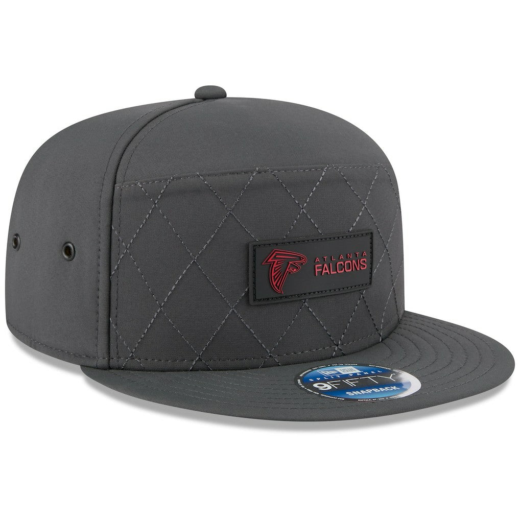 Atlanta Falcons New Era 2025 Sideline Cold Weather Split Panel 9FIFTY Snapback Hat - Charcoal for sale