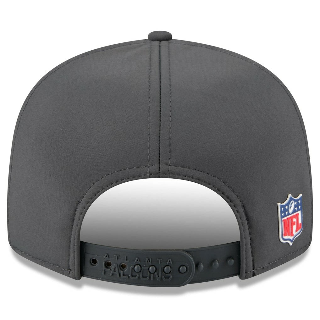 Atlanta Falcons New Era 2025 Sideline Cold Weather Split Panel 9FIFTY Snapback Hat - Charcoal for sale