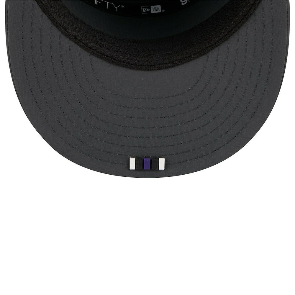 Baltimore Ravens New Era 2025 Sideline Cold Weather Split Panel 9FIFTY Snapback Hat - Charcoal sale