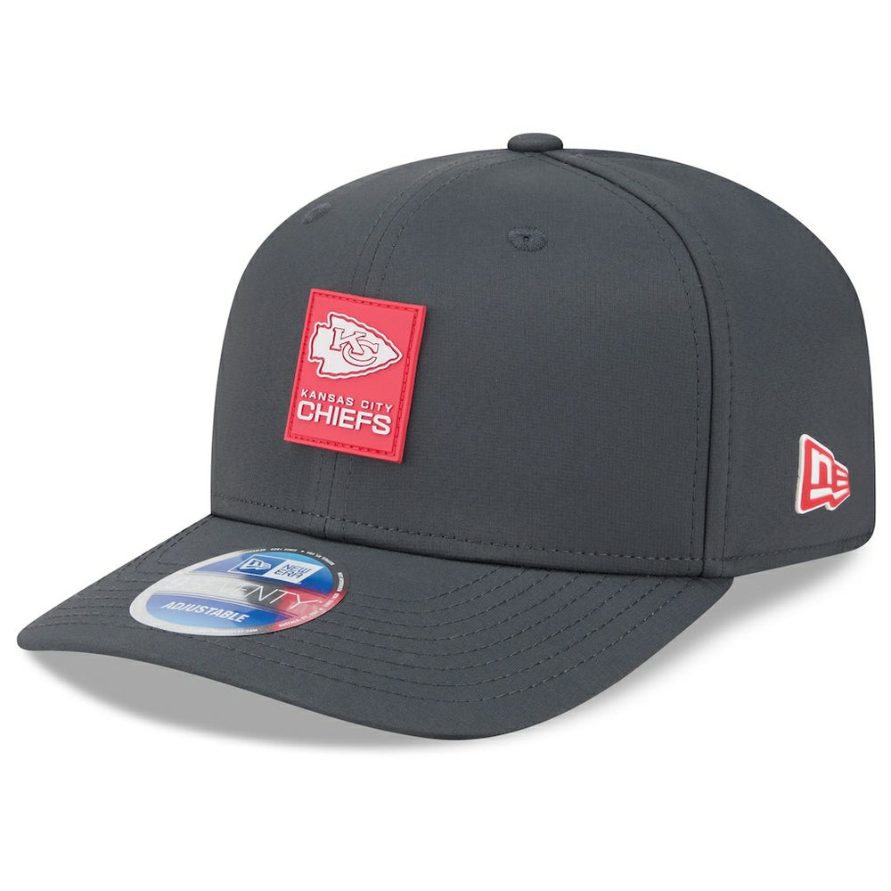 Kansas City Chiefs New Era 2025 Sideline Cold Weather 9SEVENTY Adjustable Hat - Charcoal outlet
