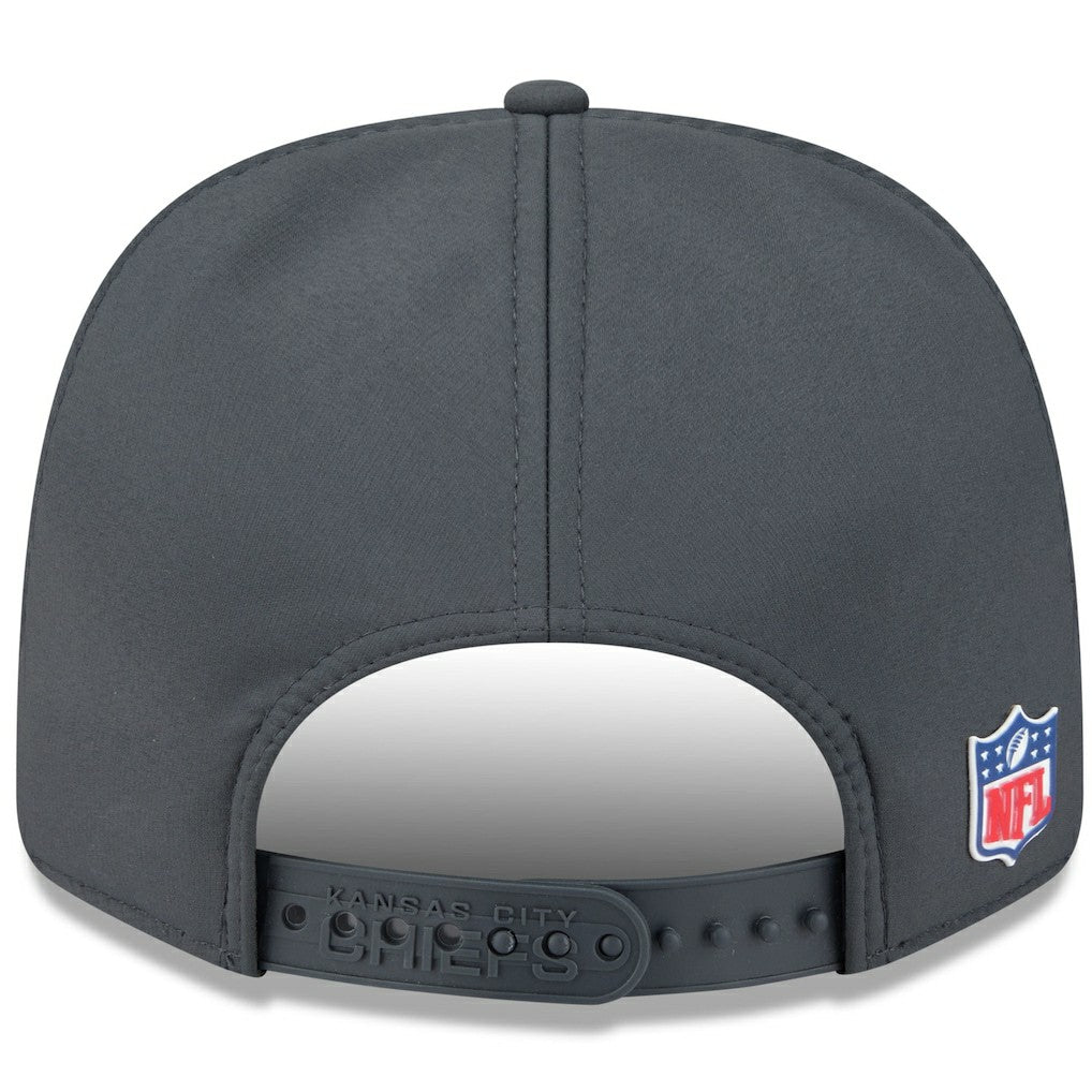 Kansas City Chiefs New Era 2025 Sideline Cold Weather 9SEVENTY Adjustable Hat - Charcoal outlet