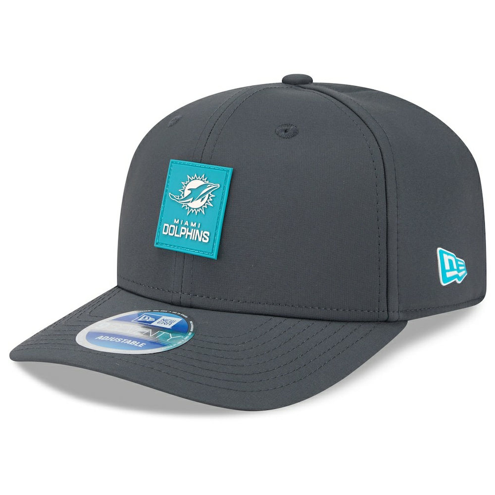 Miami Dolphins New Era 2025 Sideline Cold Weather 9SEVENTY Adjustable Hat - Charcoal for sale