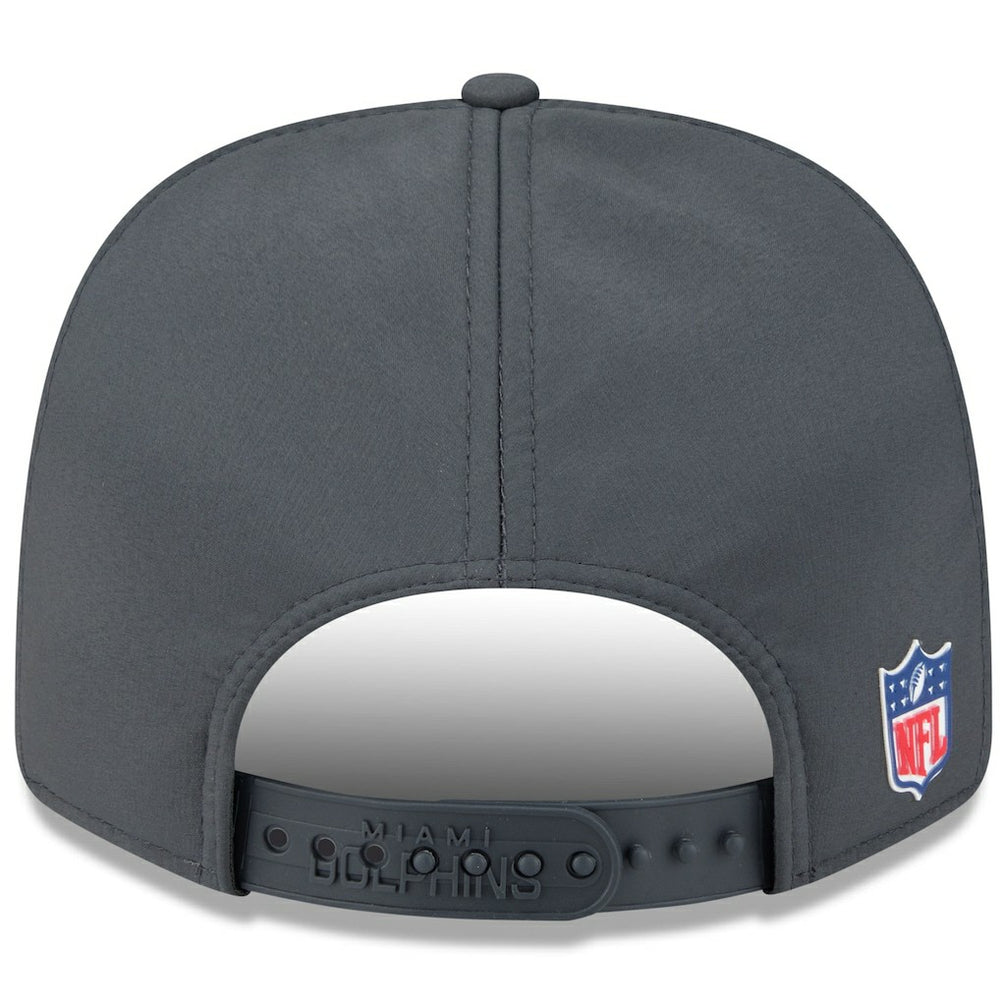 Miami Dolphins New Era 2025 Sideline Cold Weather 9SEVENTY Adjustable Hat - Charcoal for sale