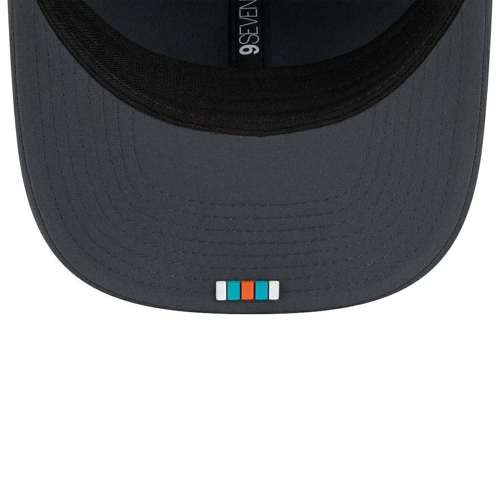Miami Dolphins New Era 2025 Sideline Cold Weather 9SEVENTY Adjustable Hat - Charcoal for sale