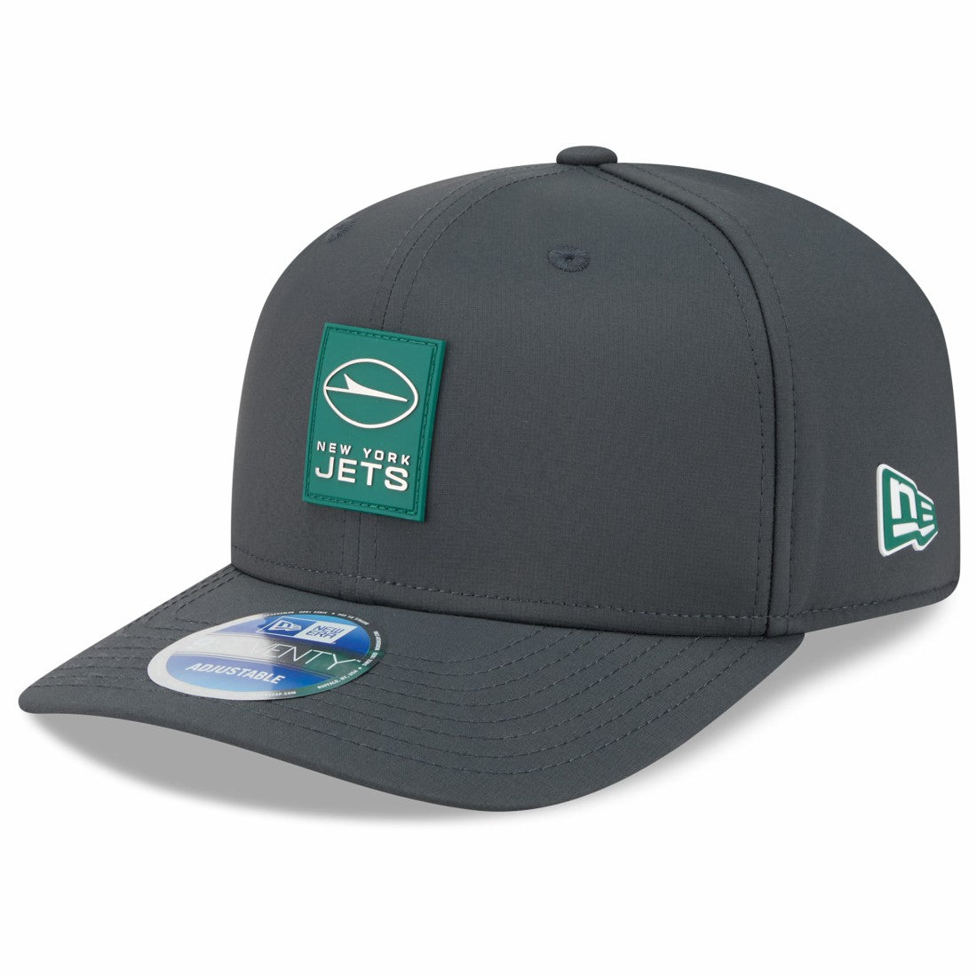 New York Jets New Era 2025 Sideline Cold Weather 9SEVENTY Adjustable Hat - Charcoal discount