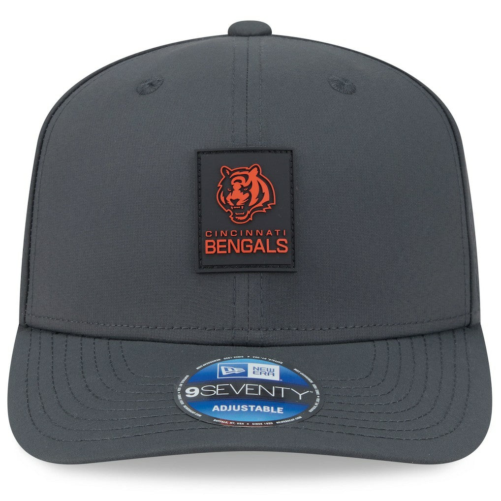 Cincinnati Bengals New Era 2025 Sideline Cold Weather 9SEVENTY Adjustable Hat - Charcoal sale