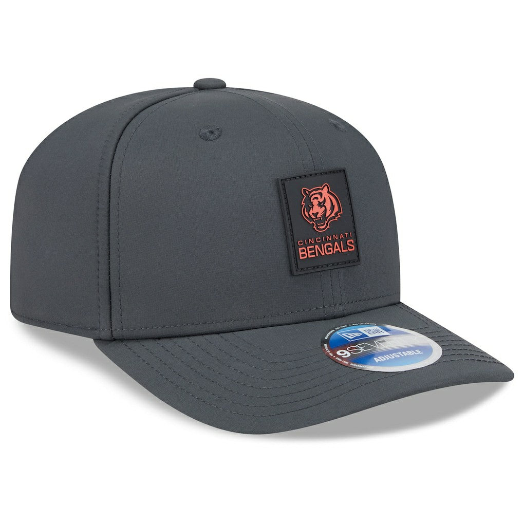 Cincinnati Bengals New Era 2025 Sideline Cold Weather 9SEVENTY Adjustable Hat - Charcoal sale