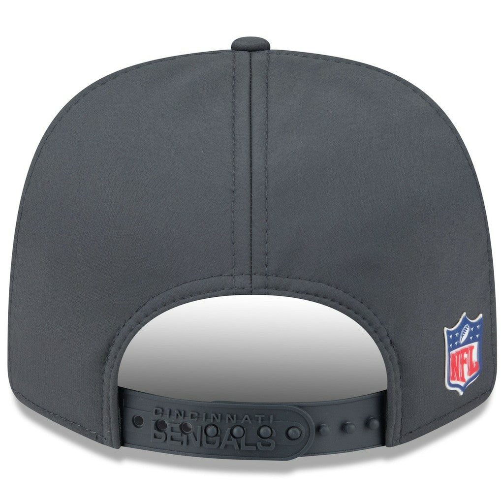 Cincinnati Bengals New Era 2025 Sideline Cold Weather 9SEVENTY Adjustable Hat - Charcoal sale
