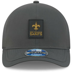 New Orleans Saints New Era 2025 Sideline Cold Weather 9FORTY M-Crown Adjustable Hat - Charcoal online