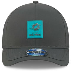 Miami Dolphins New Era 2025 Sideline Cold Weather 9FORTY M-Crown Adjustable Hat - Charcoal on sale