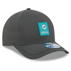 Miami Dolphins New Era 2025 Sideline Cold Weather 9FORTY M-Crown Adjustable Hat - Charcoal on sale