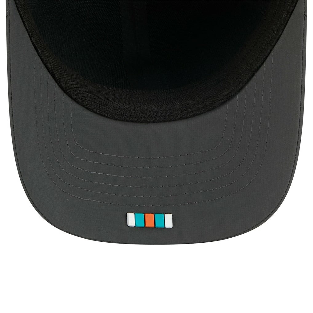 Miami Dolphins New Era 2025 Sideline Cold Weather 9FORTY M-Crown Adjustable Hat - Charcoal on sale