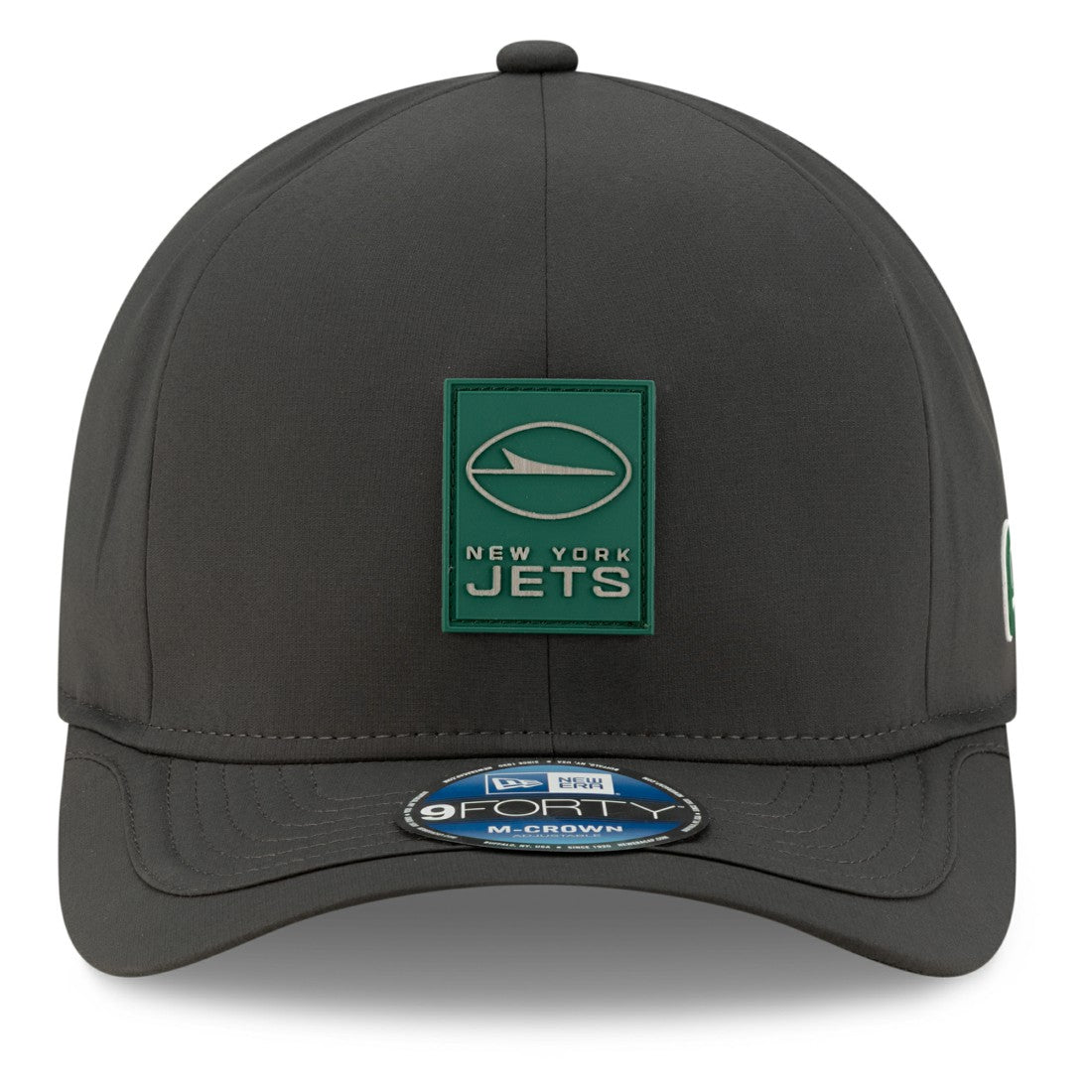 New York Jets New Era 2025 Sideline Cold Weather 9FORTY M-Crown Adjustable Hat - Charcoal cheap