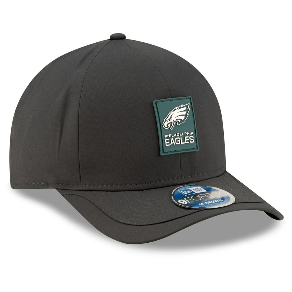 Philadelphia Eagles New Era 2025 Sideline Cold Weather 9FORTY M-Crown Adjustable Hat - Charcoal outlet