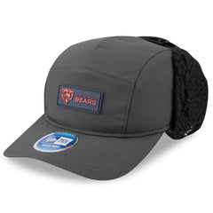 Chicago Bears New Era 2025 Sideline Cold Weather Runner Dog Ear Adjustable Hat - Charcoal for sale