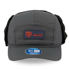 Chicago Bears New Era 2025 Sideline Cold Weather Runner Dog Ear Adjustable Hat - Charcoal for sale