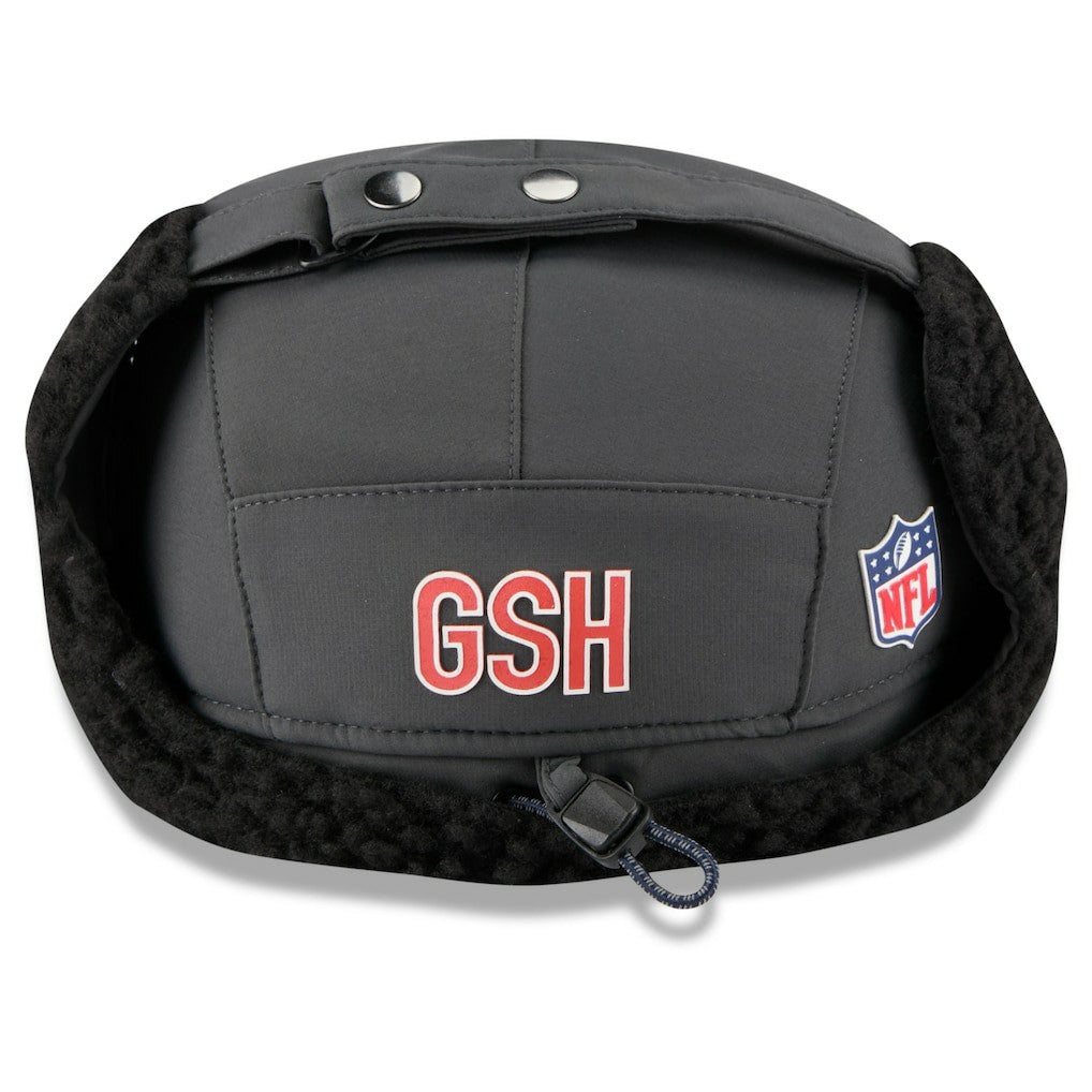 Chicago Bears New Era 2025 Sideline Cold Weather Runner Dog Ear Adjustable Hat - Charcoal for sale