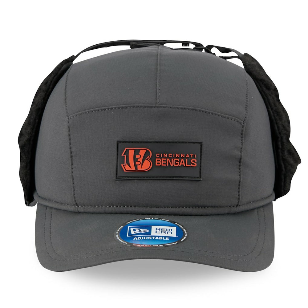 Cincinnati Bengals New Era 2025 Sideline Cold Weather Runner Dog Ear Adjustable Hat - Charcoal sale