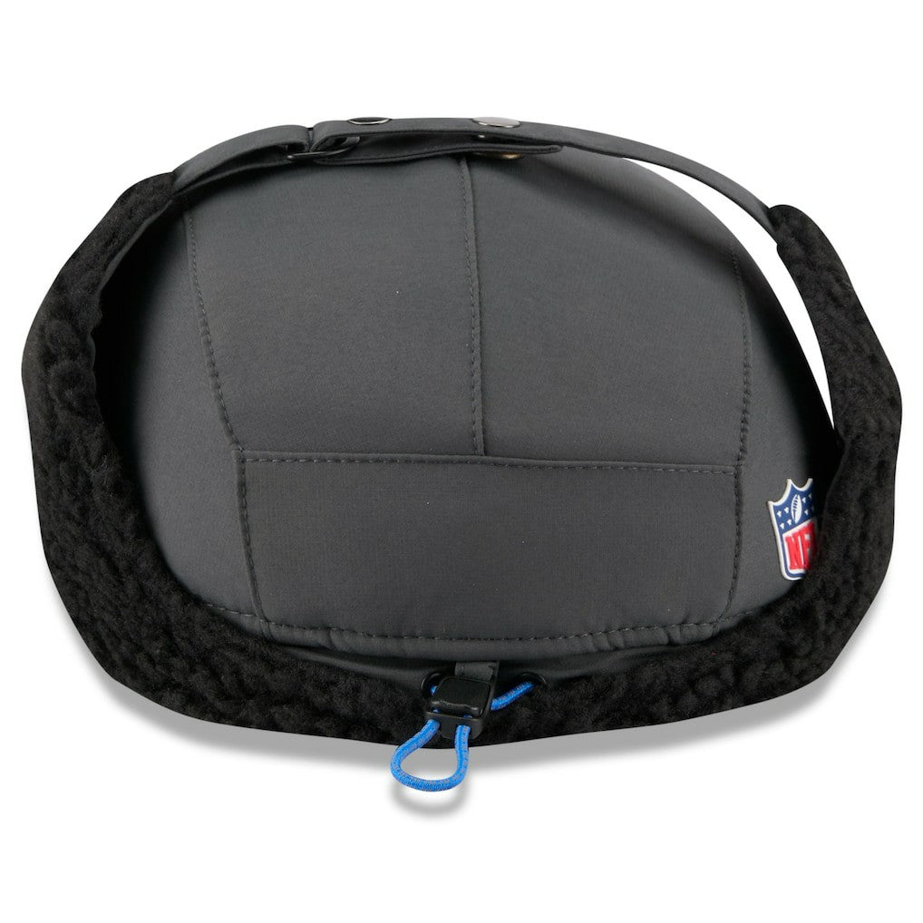 Detroit Lions New Era 2025 Sideline Cold Weather Runner Dog Ear Adjustable Hat - Charcoal discount