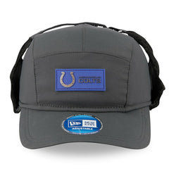 Indianapolis Colts New Era 2025 Sideline Cold Weather Runner Dog Ear Adjustable Hat - Charcoal for sale