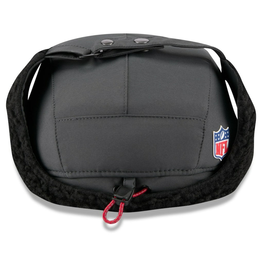 Kansas City Chiefs New Era 2025 Sideline Cold Weather Runner Dog Ear Adjustable Hat - Charcoal cheap