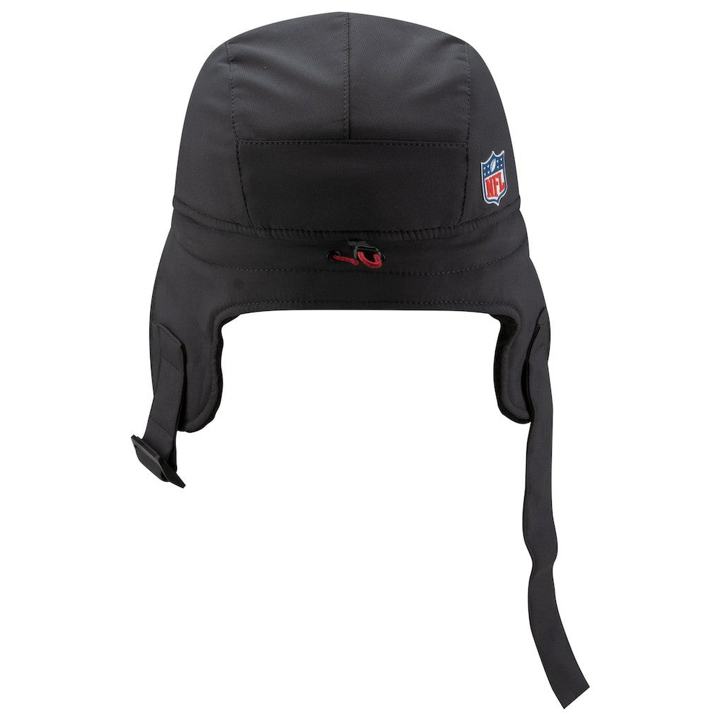 Kansas City Chiefs New Era 2025 Sideline Cold Weather Runner Dog Ear Adjustable Hat - Charcoal cheap