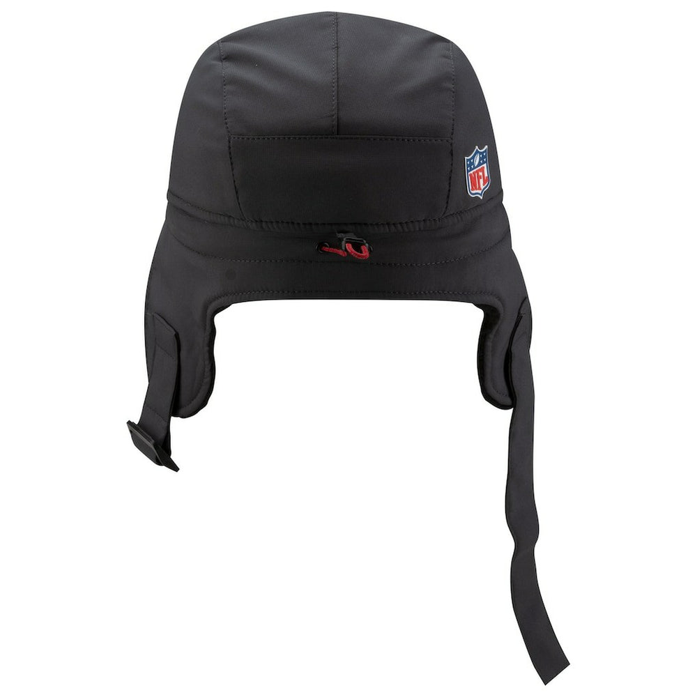 Kansas City Chiefs New Era 2025 Sideline Cold Weather Runner Dog Ear Adjustable Hat - Charcoal cheap