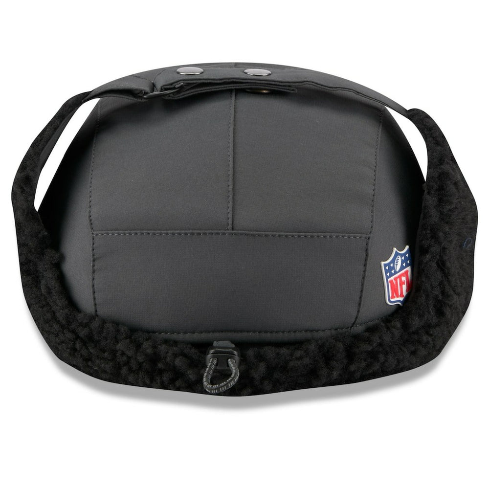 Las Vegas Raiders New Era 2025 Sideline Cold Weather Runner Dog Ear Adjustable Hat - Charcoal cheap