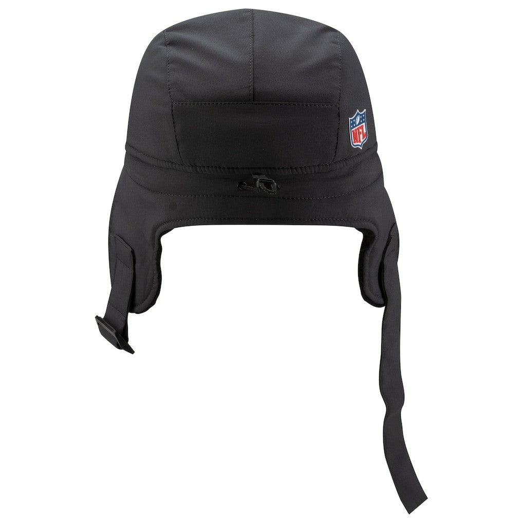 Las Vegas Raiders New Era 2025 Sideline Cold Weather Runner Dog Ear Adjustable Hat - Charcoal cheap