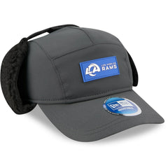 Los Angeles Rams New Era 2025 Sideline Cold Weather Runner Dog Ear Adjustable Hat - Charcoal discount