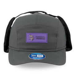 Minnesota Vikings New Era 2025 Sideline Cold Weather Runner Dog Ear Adjustable Hat - Charcoal discount