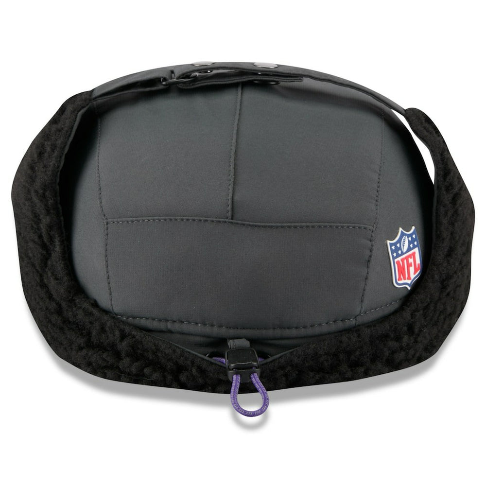 Minnesota Vikings New Era 2025 Sideline Cold Weather Runner Dog Ear Adjustable Hat - Charcoal discount