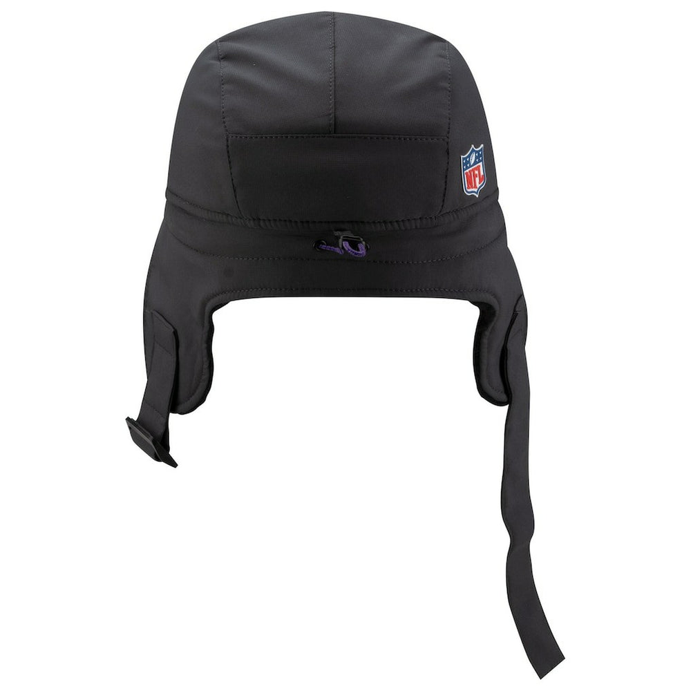 Minnesota Vikings New Era 2025 Sideline Cold Weather Runner Dog Ear Adjustable Hat - Charcoal discount