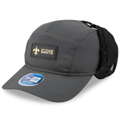 New Orleans Saints New Era 2025 Sideline Cold Weather Runner Dog Ear Adjustable Hat - Charcoal cheap