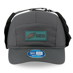 Philadelphia Eagles New Era 2025 Sideline Cold Weather Runner Dog Ear Adjustable Hat - Charcoal for sale