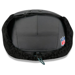 Philadelphia Eagles New Era 2025 Sideline Cold Weather Runner Dog Ear Adjustable Hat - Charcoal for sale