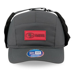 San Francisco 49ers New Era 2025 Sideline Cold Weather Runner Dog Ear Adjustable Hat - Charcoal for sale