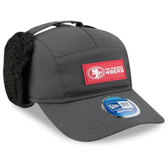 San Francisco 49ers New Era 2025 Sideline Cold Weather Runner Dog Ear Adjustable Hat - Charcoal for sale